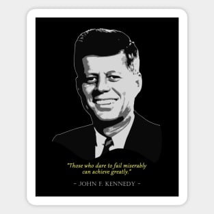 John F. Kennedy Quote Magnet